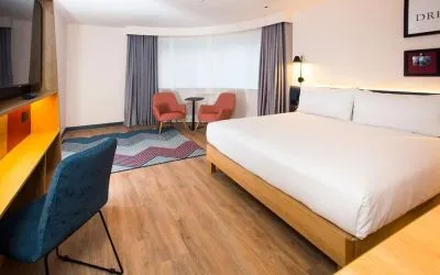 Day use room at Hampton By Hilton London Park Royal.