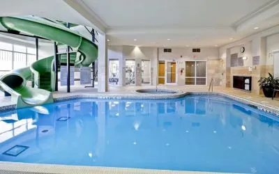 Refreshing indoor pool at Fairfield By Marriott Guelph.