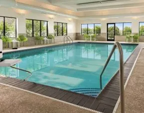 Refreshing indoor pool at Hampton Inn Chicago O`Hare.