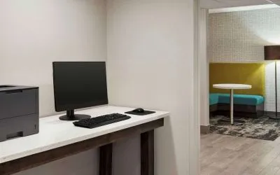Business center available at Hampton Inn Chicago O`Hare.
