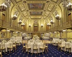 Banquet hall at Congress Plaza Hotel.