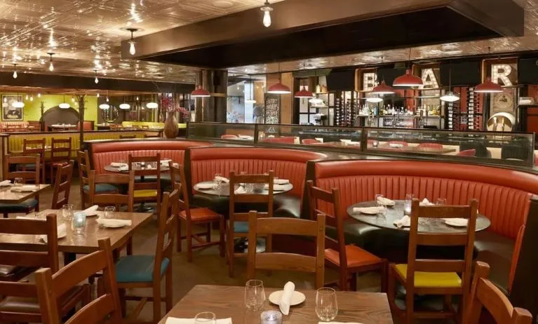 Hotel bar at Courtyard By Marriott Kitchener.