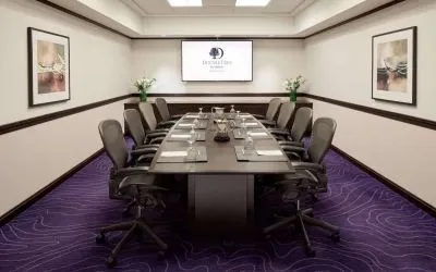 Professional meeting room at DoubleTree By Hilton Montreal.