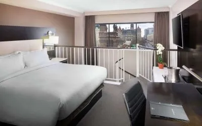 Day use room with work desk at Hilton Albany.