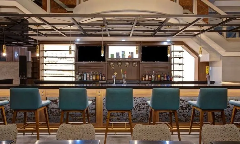 Hotel bar at the Four Points By Sheraton St Catharines Niagara Suites.