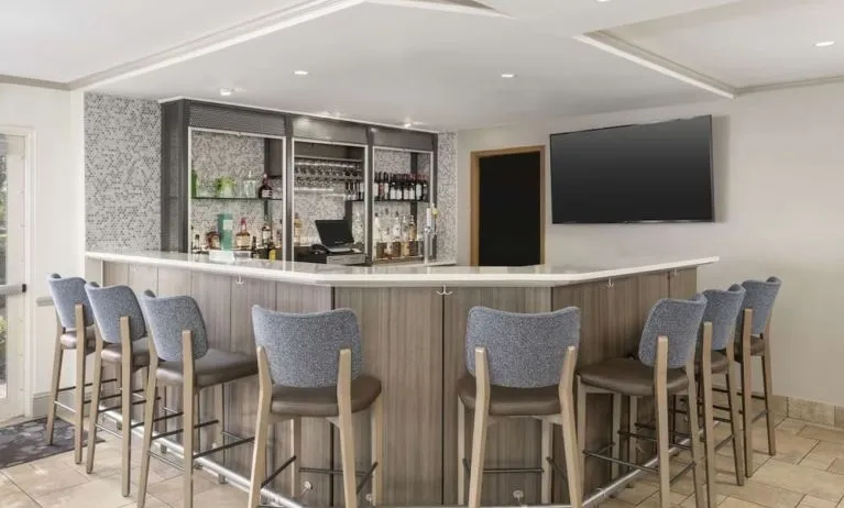 Hotel bar at Hilton Garden Inn Boca Raton.