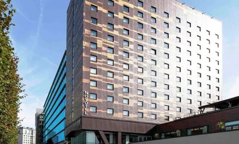 Hotel exterior at Novotel London Paddington.
