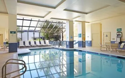 Refreshing indoor pool at Embassy Suites By Hilton LAX Airport North.