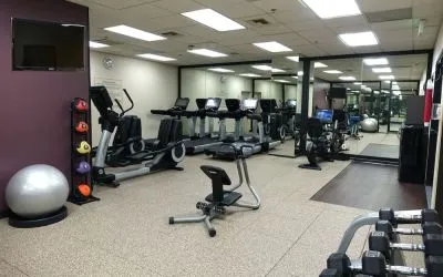 Fitness center available at Embassy Suites By Hilton LAX Airport North.