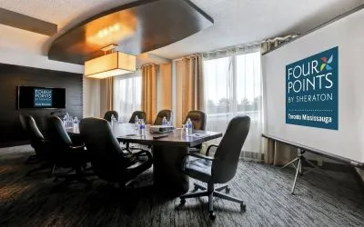 Professional meeting room at Four Points By Sheraton Toronto Mississauga.