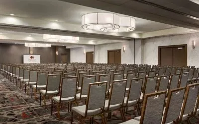 Professional conference room at DoubleTree By Hilton Hotel Toronto Airport West.