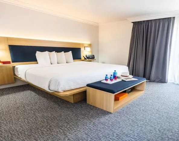Spacious day use room with natural light at The Live Hotel.