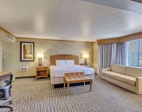 Spacious day use room at Radisson Hotel Salt Lake City Airport.