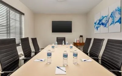 Meeting room at Candlewood Suites Meridian.