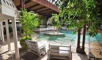 Refreshing indoor pool at Sturbridge Host Hotel.
