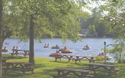 Lake activities at Sturbridge Host Hotel.
