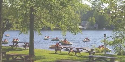 Lake activities at Sturbridge Host Hotel.