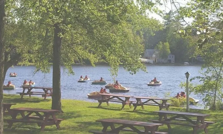 Lake activities at Sturbridge Host Hotel.