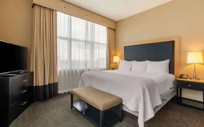 Day use room at Cambria Suites Denver Airport.