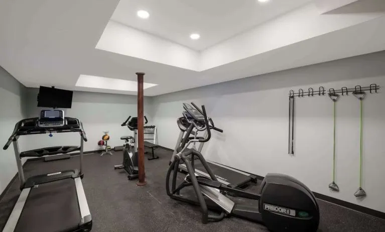 Fitness center available at Best Western Woodbury Inn.