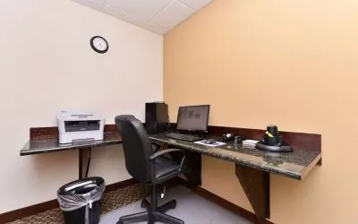 Business center available at Hampton Inn Deer Park.