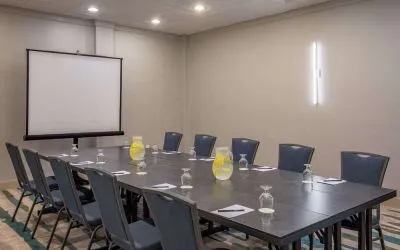 Professional meeting room at DoubleTree By Hilton Westborough.