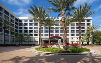 Hotel exterior at The Westin SFO Airport.