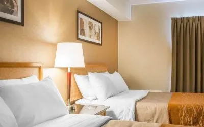Day use twin room at Comfort Inn Brantford.