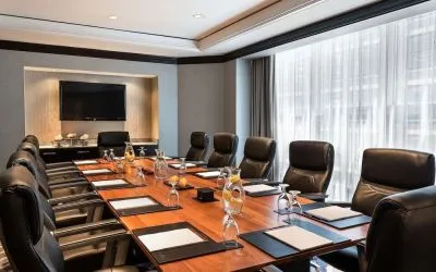 Professional meeting room at Hyatt Regency Boston.