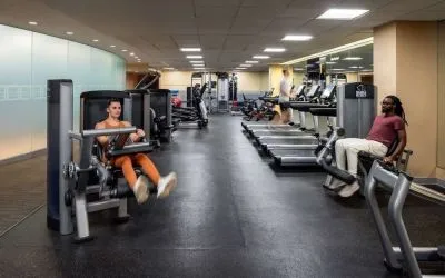 Fitness facility available at Hyatt Regency Boston.