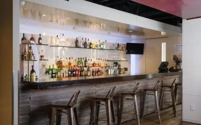 Hotel bar at Arc The Hotel Ottawa.