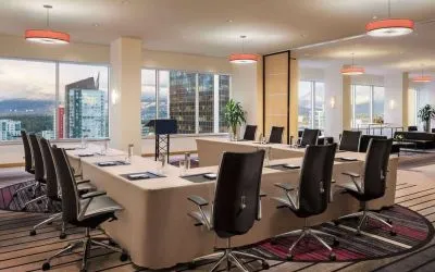 Professional meeting room at Hyatt Regency Vancouver.