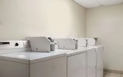 Laundry room at Travelodge Edmonton South.