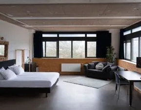Spacious king room at Urban Hotel The Golden Stork.
