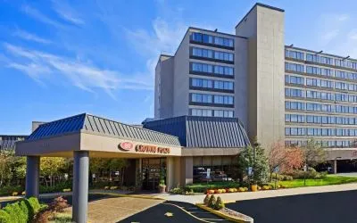 Hotel exterior at Crowne Plaza Englewood.