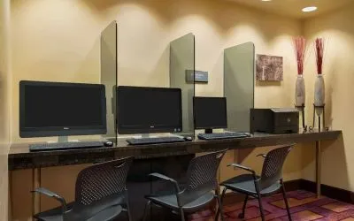 Business center available at Crowne Plaza Englewood.