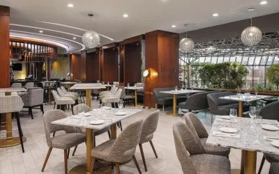 Dining area at Sheraton Hotel Newfoundland.