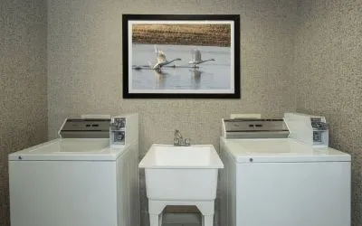 Laundry service at Holiday Inn Express & Suites Medicine Hat.