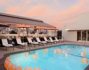 Refreshing outdoor pool at Le Parc At Melrose.