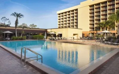 Refreshing outdoor pool at Holiday Inn Orlando SW - Celebration Area.