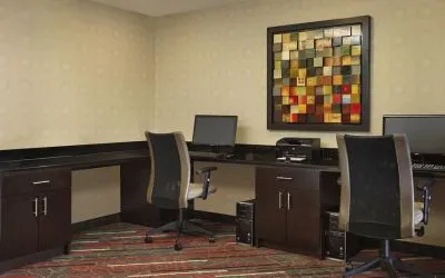 Business center available at Holiday Inn Express & Suites Naples Downtown - 5th Avenue.