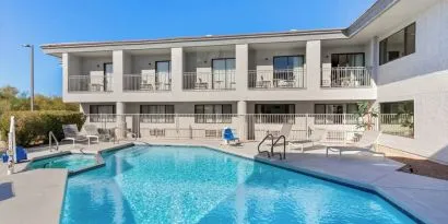 Refreshing outdoor pool at Spark By Hilton Fountain Hills Scottsdale.