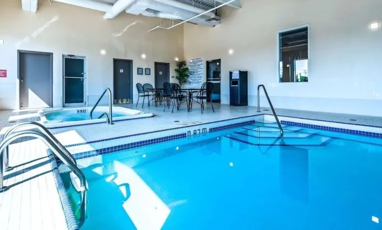Relaxing indoor pool at Best Western Plus Winnipeg Airport.