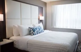 King bed at The Park Hotel London.