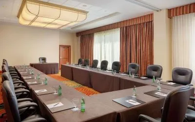Meeting room at Hilton Seattle Airport & Conference Center.