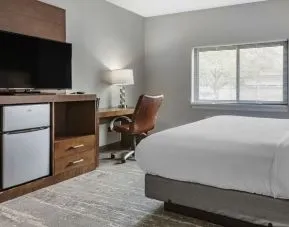 King room with TV at Somerset Lofts.