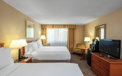 Day use twin room at Holiday Inn Laval Montreal.