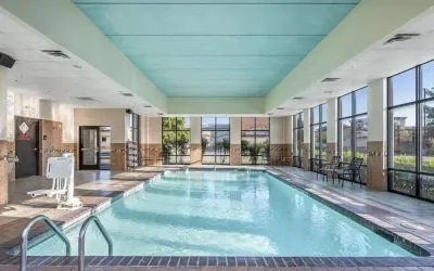 Refreshing indoor pool at Hampton Inn & Suites Dallas/Allen.