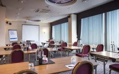 Professional meeting room at Thistle London Heathrow Terminal 5.