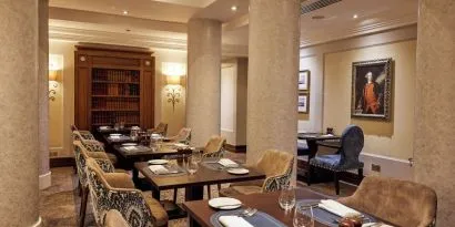 Hotel restaurant at The Royal Horseguards Hotel.
